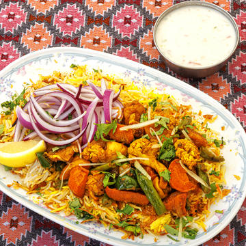 ベジタブルビリヤニ (ライタ付)Vegetable Biryani