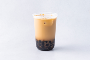 黒糖タピオカほうじ茶ミルクティー(タピオカ入り商品)