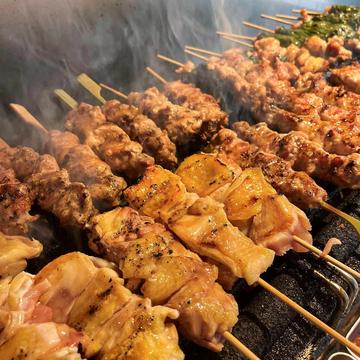 焼鳥10本盛り合わせ (塩焼き)