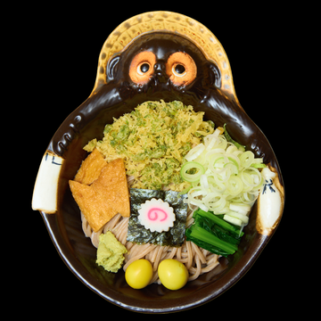 ネギ増し冷やしたぬきそば