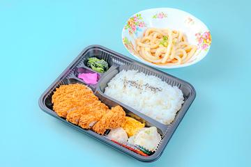 とんかつ弁当+ミニうどん