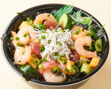 期間限定！海苔バラちらしポキたれ丼