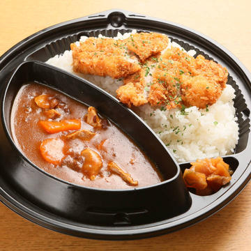 ヒレカツカレー2枚