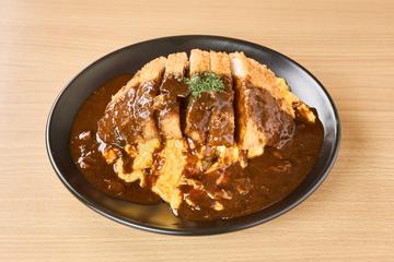オムカツカレー