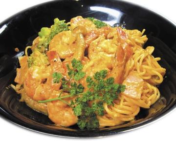 海老のクリームパスタ