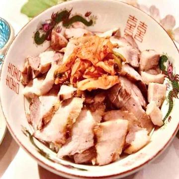 豚焼きキムチ丼 pork kimichi rice bowl
