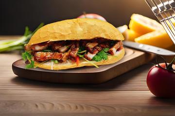 ヘオクアイバインミー Roast Pork Banh Mi