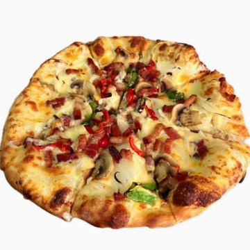 カルボナーラピザ Carbonara pizza