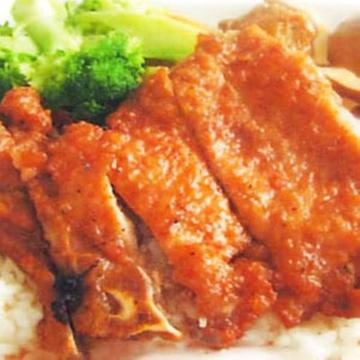 豚ロースの唐揚げ丼/Rice with spare ribs