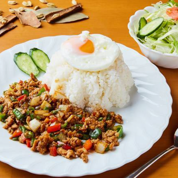 ガパオライスセット Gaprao Rice Set