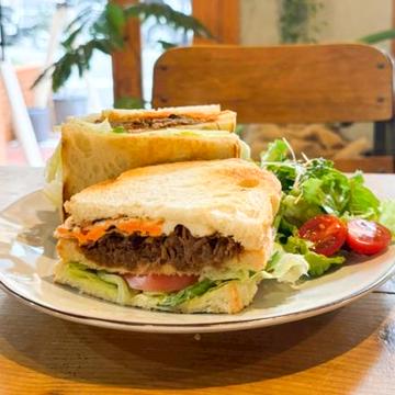 プルドポークサンド(ポテト付き)
