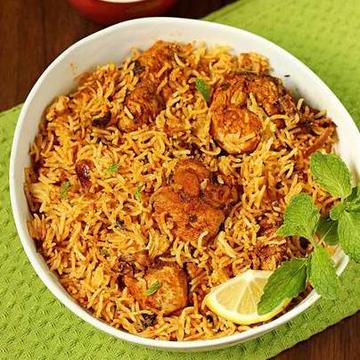 チキンビリヤニ(ハラール)。Chicken Biriyani (Halal)