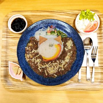 チーズキーマカレーセット