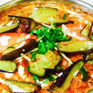 ナスマサラカレーeggplant masala curry