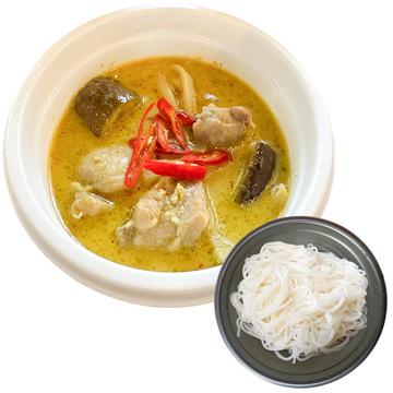 グリーンカレーそうめん