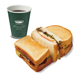 焼くミックスサンドセットToasted Mixed Sandwich Set