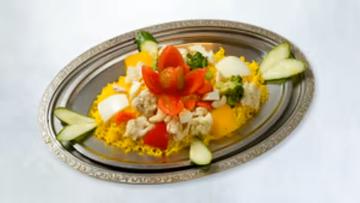 ベジタブル ビリヤニ(ライタ付)(Vegetable Biryani with Raita)