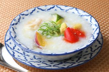 彩りごろごろ野菜の中華粥