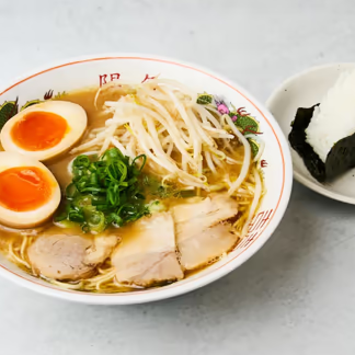味玉付き！ 中華そば+おむすび1個