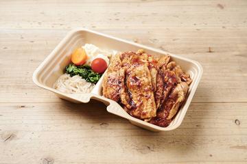 【ご飯がすすむ・お肉2倍盛】イケだれポークプレート Pork Plate (Double Portion of Pork)