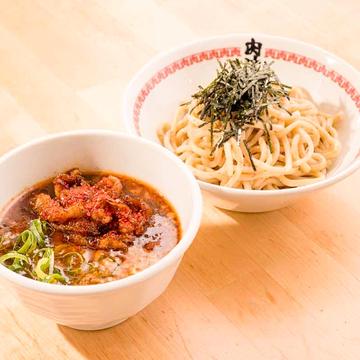 辛い肉汁つけ麺/レベル1(肉並盛り)