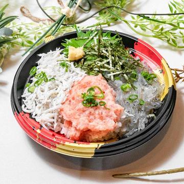 二色しらす・ねぎとろ丼