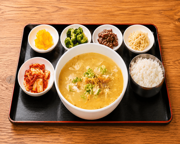干しダラスープ定食
