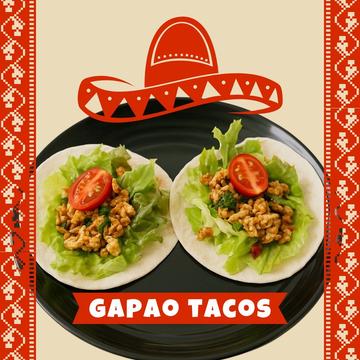 新メニュー登場！ \gapao tacos/