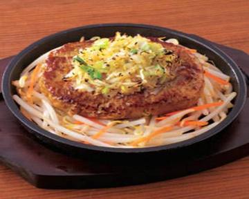 ねぎ塩ハンバーグ Green onion hamburger