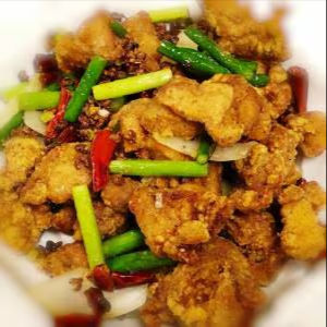 四川風鶏肉の唐辛し炒め