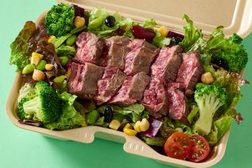 【高タンパク】ハラミステーキのパワーサラダ Harami Steak Salad