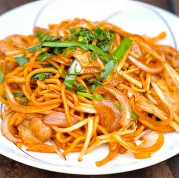 豚キムチ焼きそば