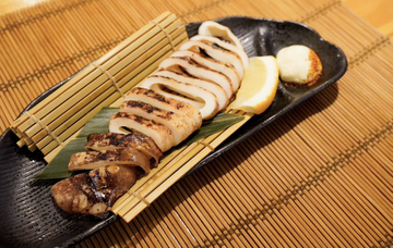真イカの炙り焼き