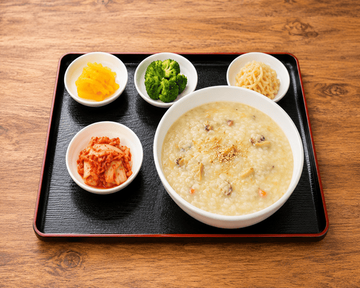あわびお粥定食