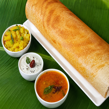 マトンキーマドーサ MUTTON KEEMA DOSA SET WITH SAMBAR AND CHUTNEY