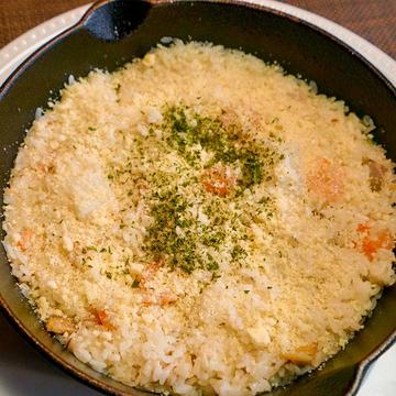 自家製ベーコンとパルメザンのクリームリゾット