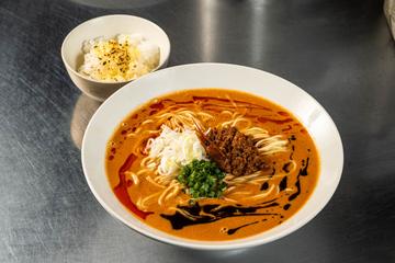 海老寿久坦々麺 追いリゾセット