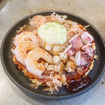 関西お好み 海鮮玉(イカ・海老・帆立)【マヨ】