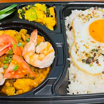 贅沢海老と野菜カレーセット【EBI＆ VEGETABLE CURRY rice set】