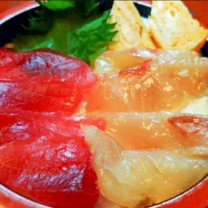 【ランチ限定】まぐろと真鯛の漬け丼