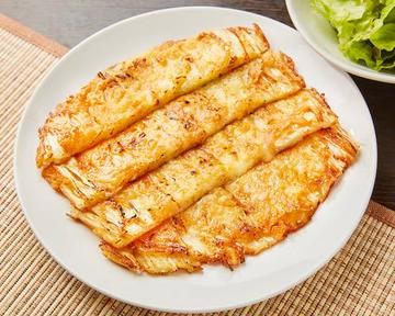 長ネギチーズチヂミ
