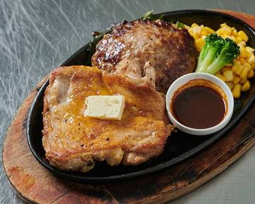 村山ハンバーグとカントリーチキンのコンビ(単品)