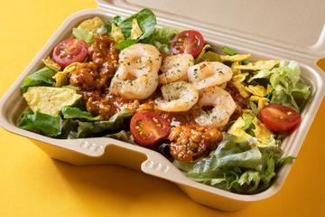 ガーリックシュリンプタコライス Garlic Shrimp Taco Rice