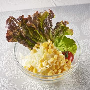 シャキッと野菜のコーンたっぷりサラダ ゆず醤油ドレッシング