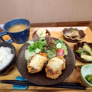 チーズつくね定食