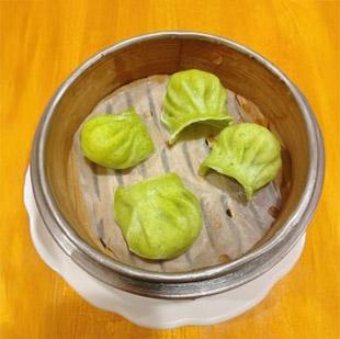 広東風蒸し翡翠餃子
