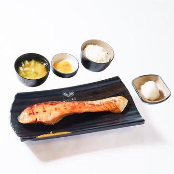 鮭西京漬け定食