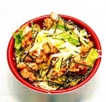 唐揚げタルタル丼