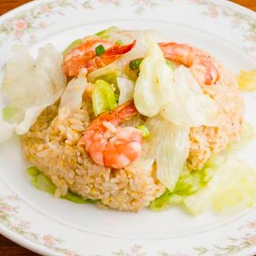 海老レタスチャーハン Shrimp ＆ Lettuce Fried Rice