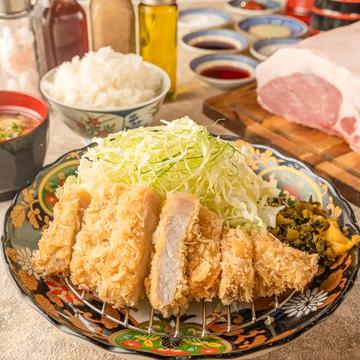 モモカツ定食 竹200g